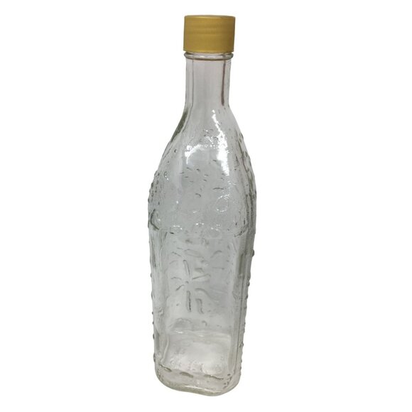 Vintage Thatcher Glass Embossed Bottle with Lid - 12'' tall - Picture 1 of 8